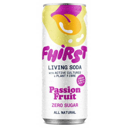 Fhirst Living Soda - Passion Fruit 12 x 330ml